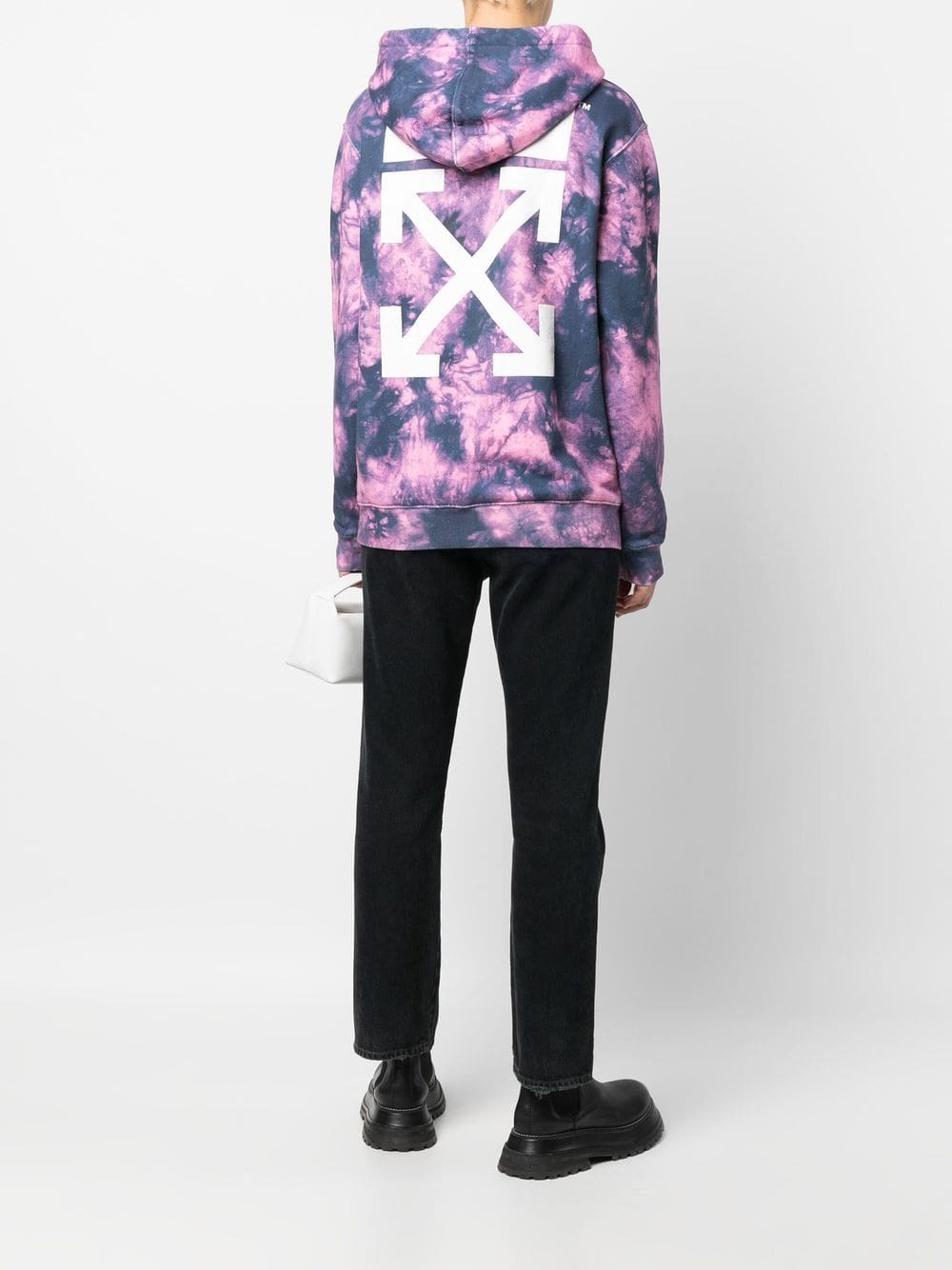 Off-White Arrows-motif tie-dye hoodie - Image 2