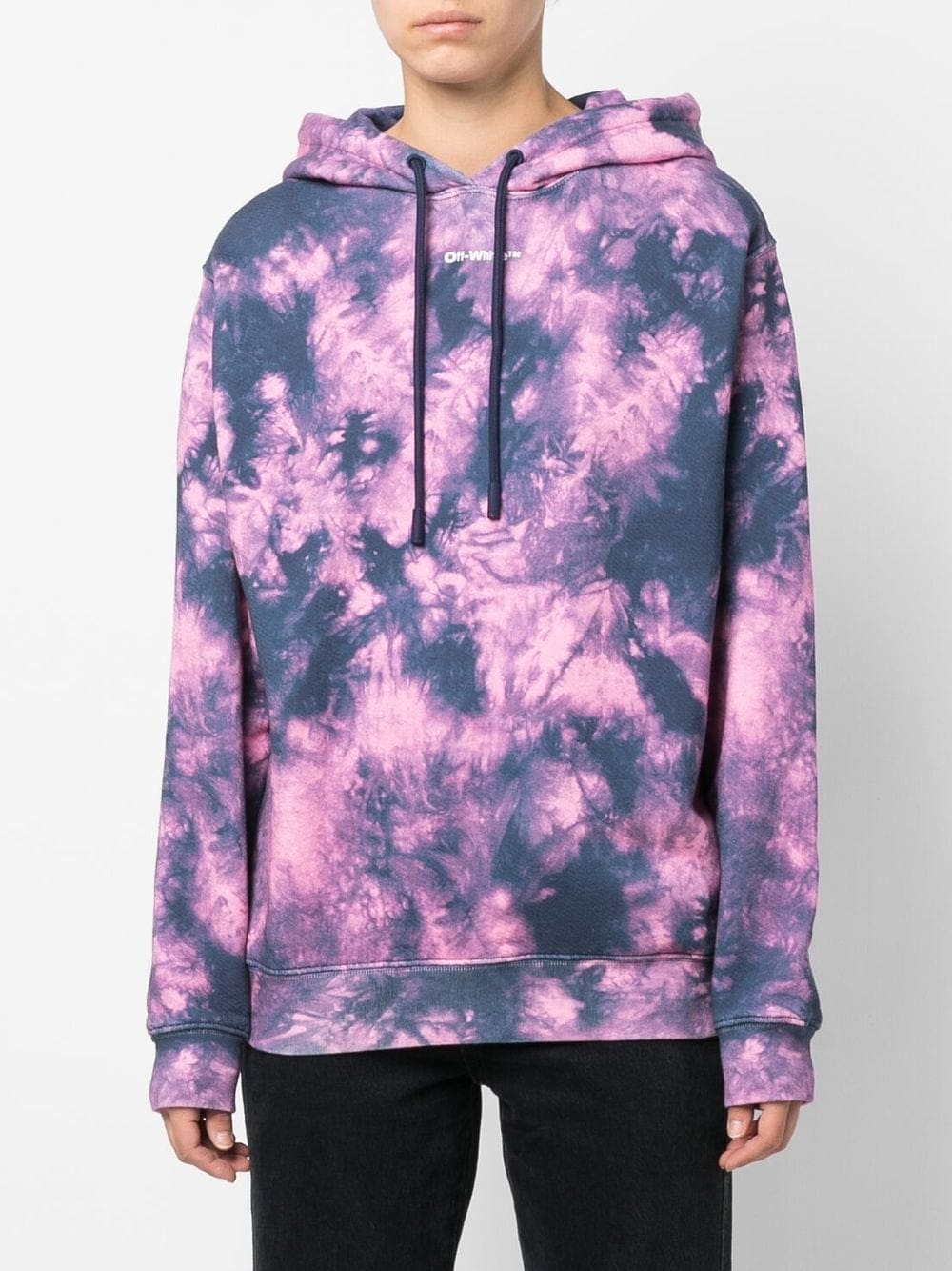 Off-White Arrows-motif tie-dye hoodie - Image 3