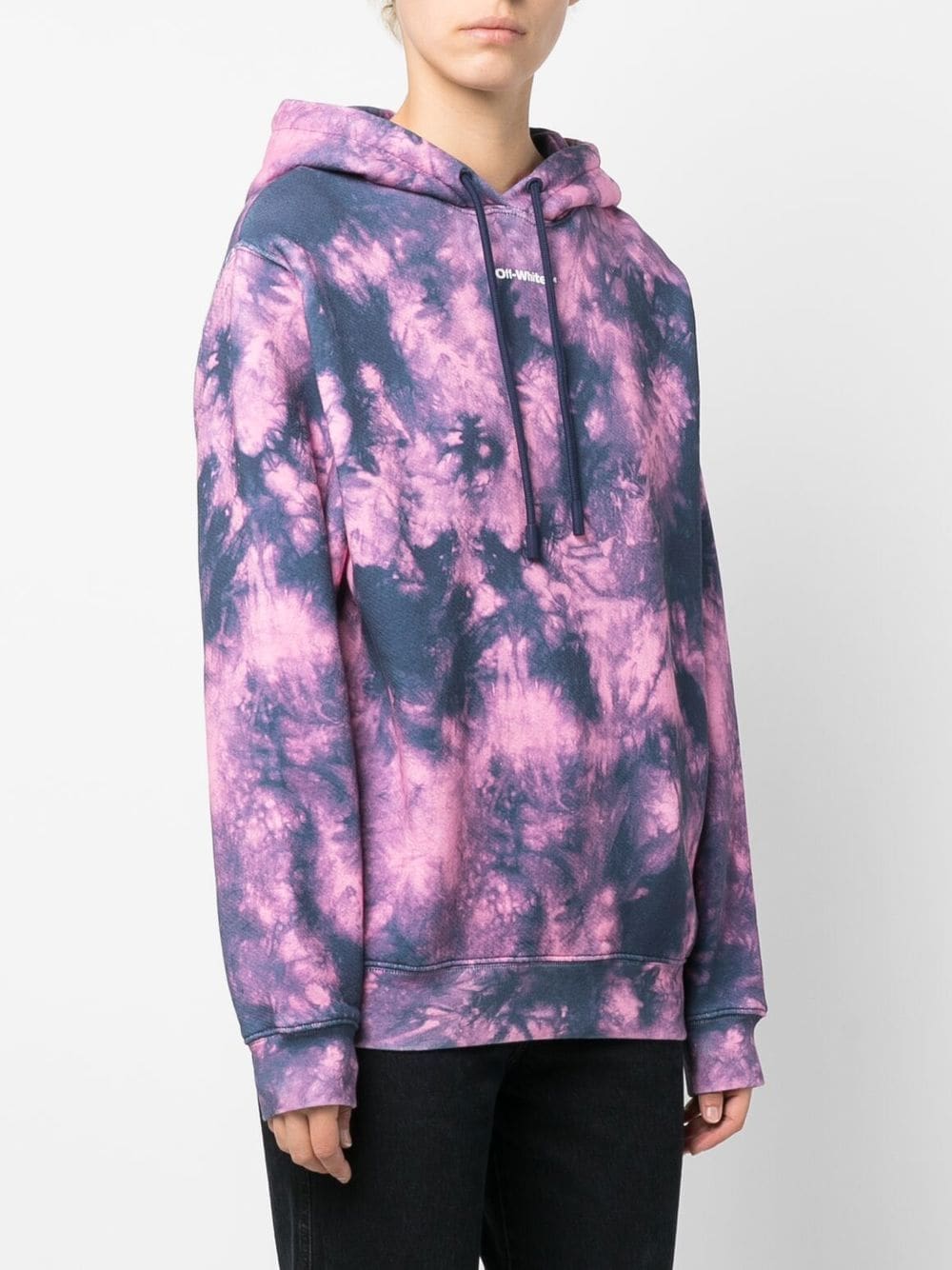 Off-White Arrows-motif tie-dye hoodie - Image 4