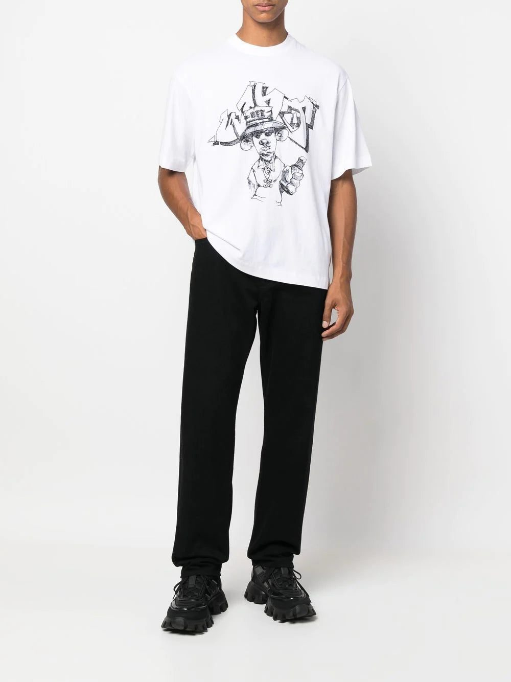 Off-White graphic-print short-sleeve T-shirt - Image 2
