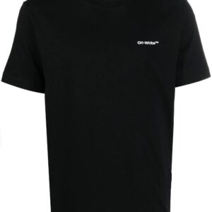 Off-white Wave Diag-stripe cotton T-shirt