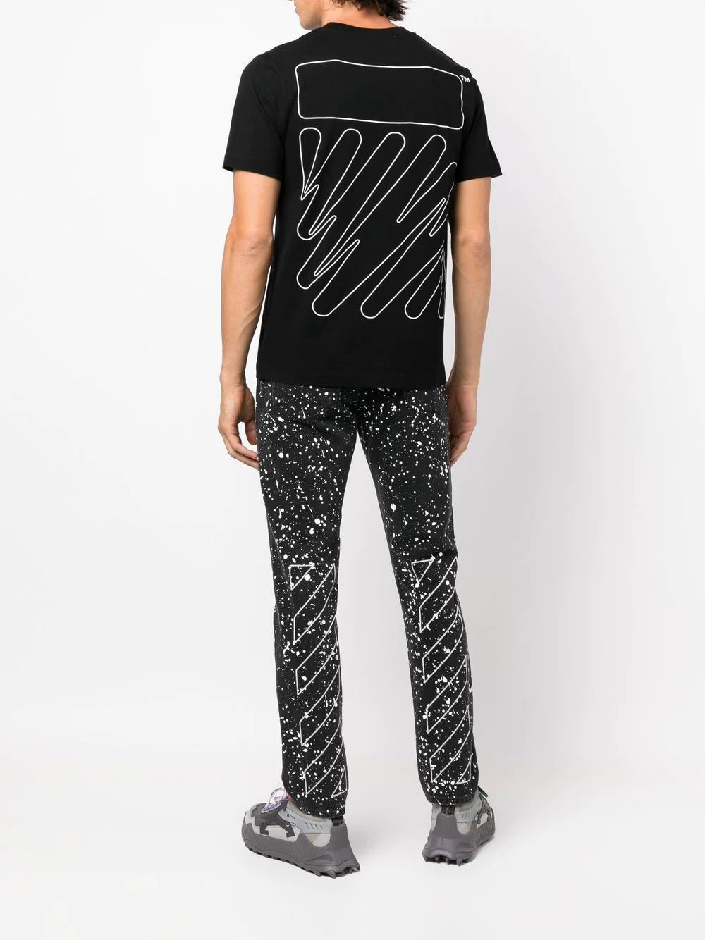 Off-White Wave Diag-stripe cotton T-shirt - Image 2