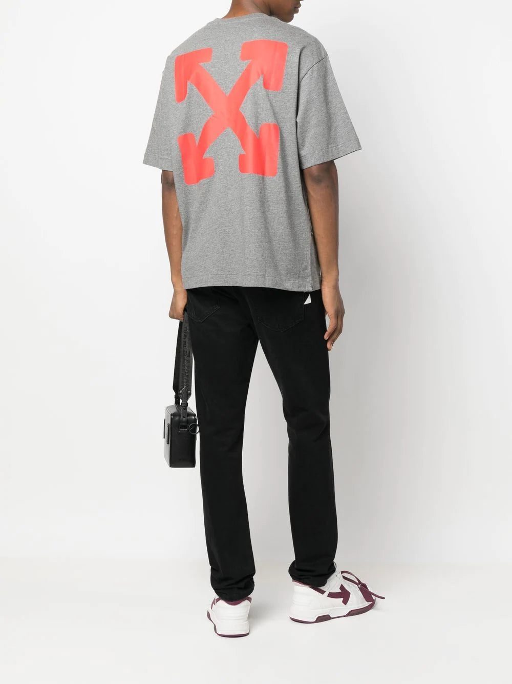 Off-white slogan-print cotton T-shirt - Image 2