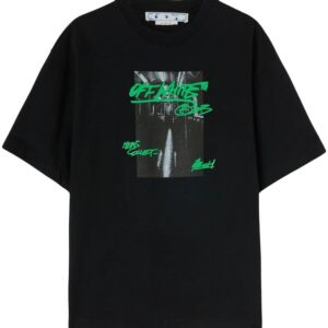 Off-White  Metro Type logo-print T-shirt