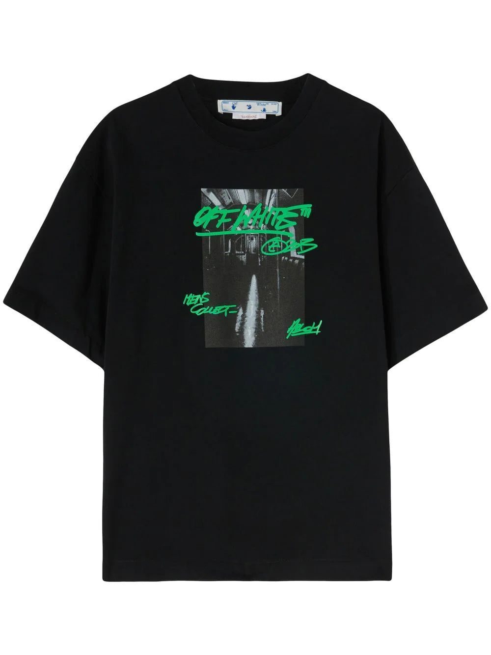 Off-White Metro Type logo-print T-shirt