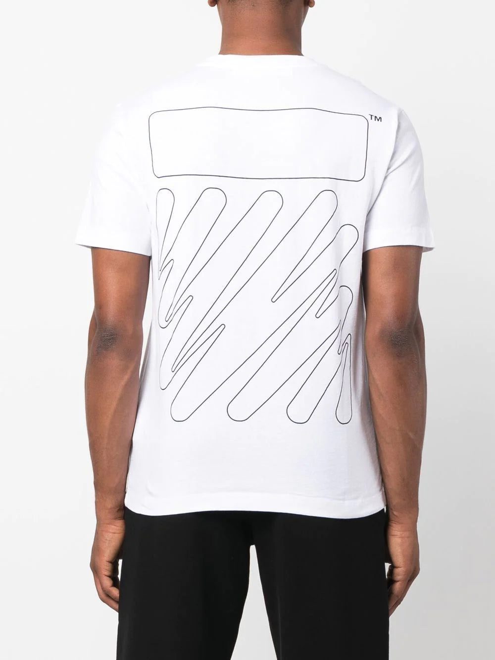 Off-White Wave Diag-Stripe cotton T-shirt - Image 4