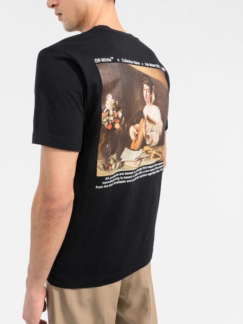 Off-white Caravaggio Lute-print T-shirt - Image 3
