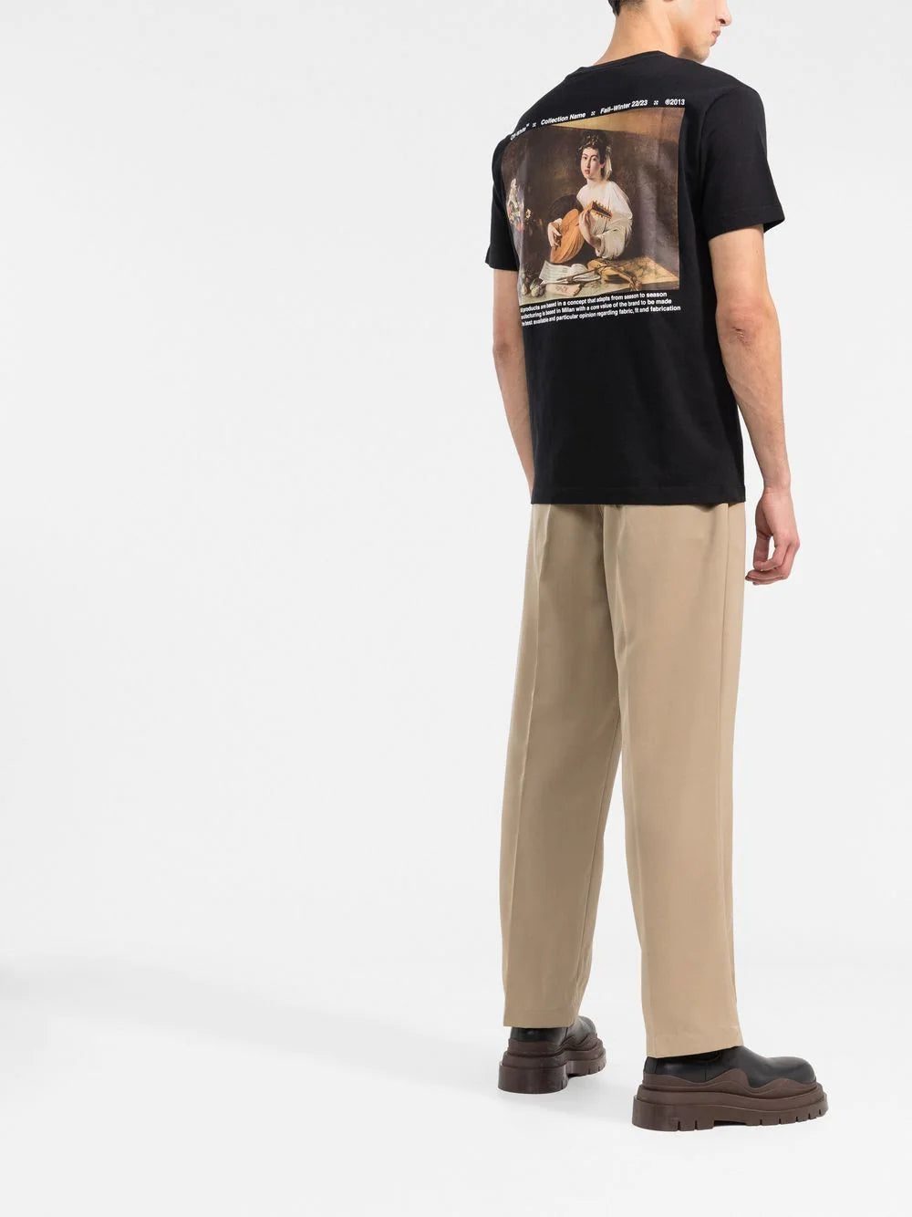 Off-white Caravaggio Lute-print T-shirt - Image 4