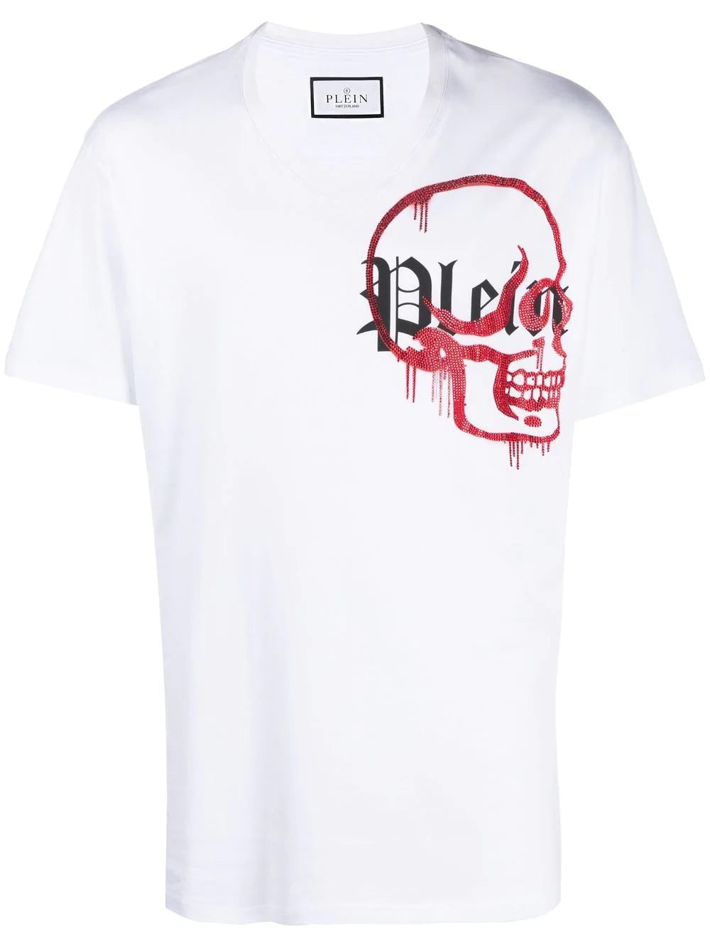 Philipp Plein V-neck logo T-shirt