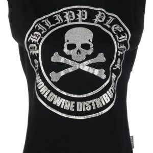 Philipp Plein  embellished-logo sleeveless T-shirt
