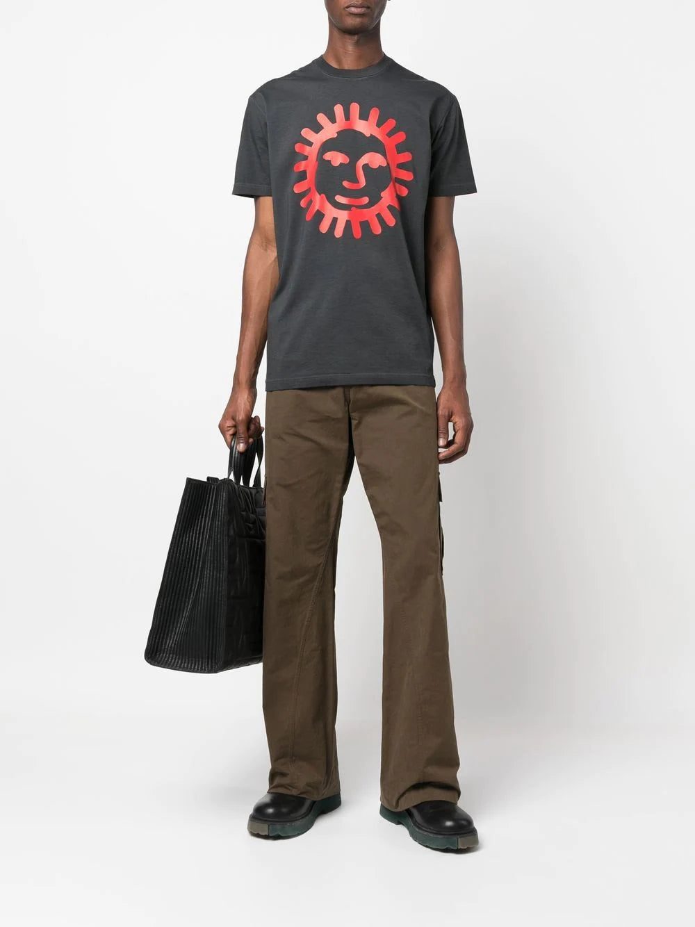Dsquared2 sun-print cotton T-shirt - Image 2