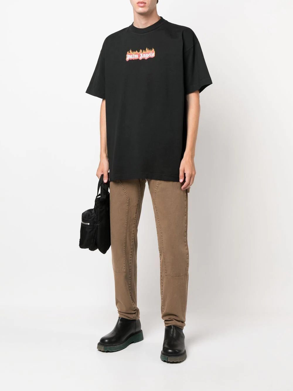 Palm Angels logo-print T-shirt - Image 2