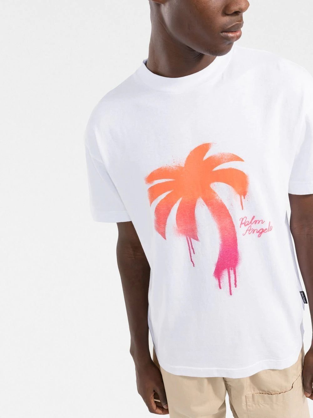 Palm Angels Palm Tree-print cotton T-shirt - Image 3