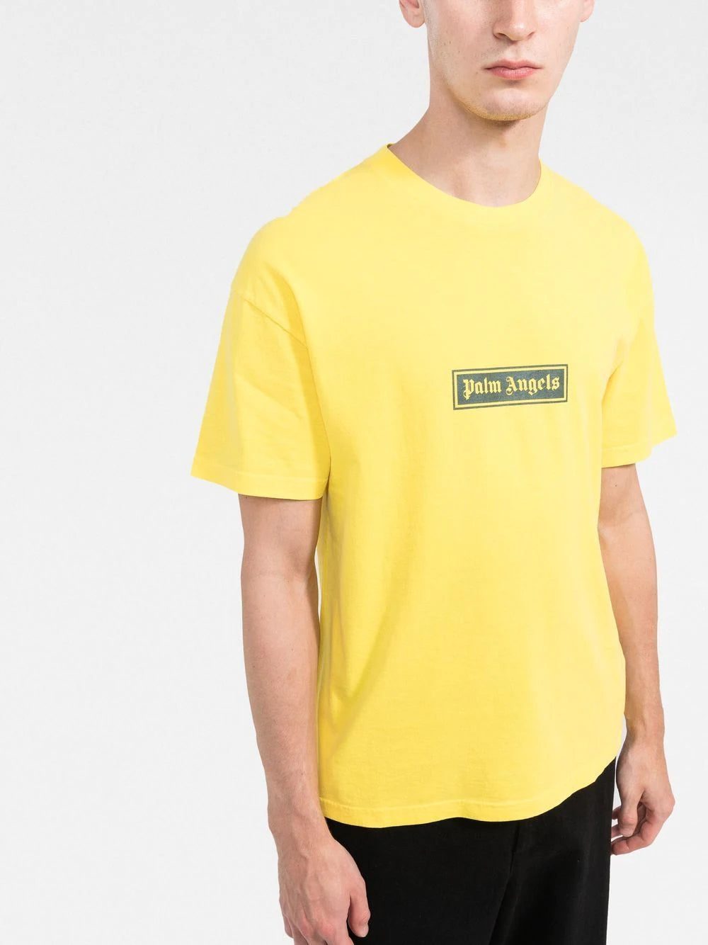 Palm Angels logo-print cotton T-shirt - Image 3