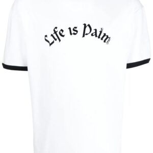 Palm Angels slogan-print short-sleeve T-shirt