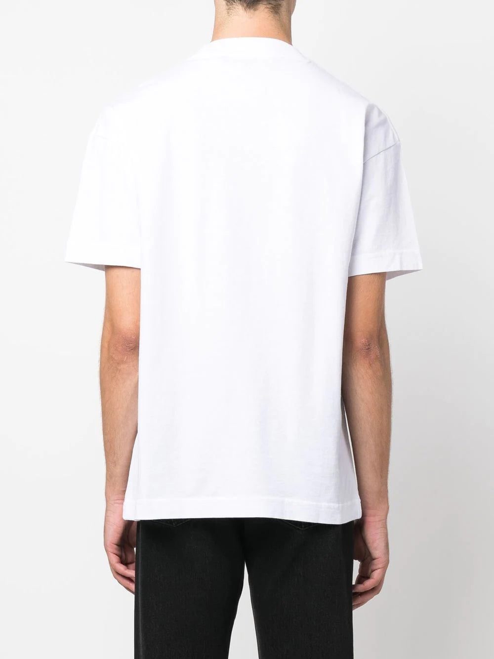 Palm Angels rhinestone sprayed logo-print T-shirt - Image 3