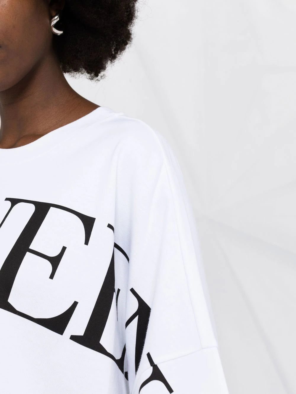 Alexander McQueen logo-print oversized cotton T-shirt - Image 3