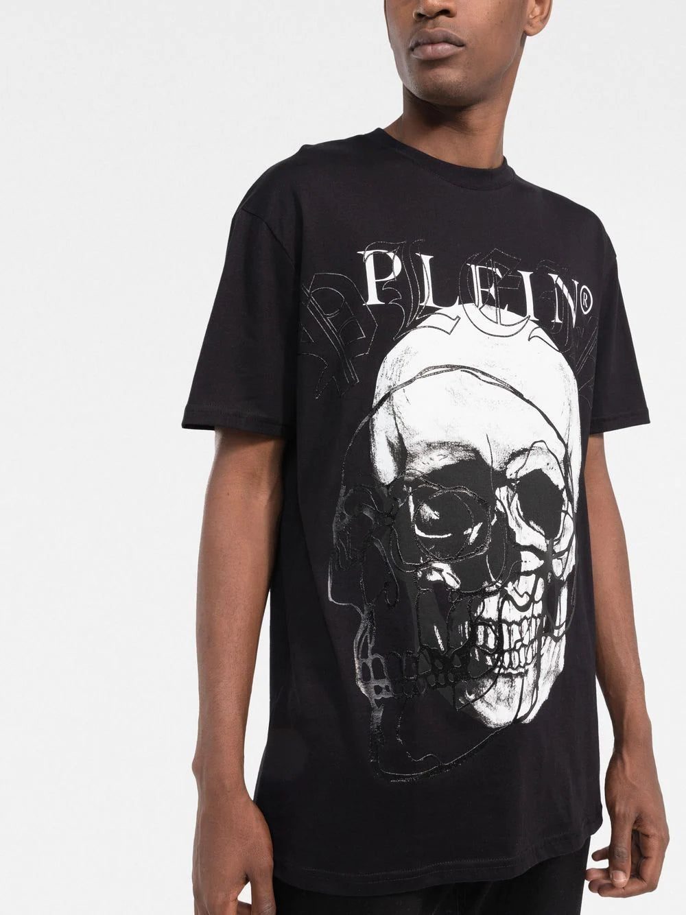 Philipp Plein skull print cotton T-shirt - Image 3