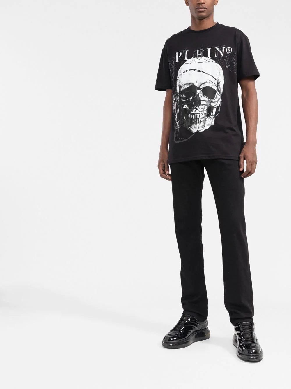 Philipp Plein skull print cotton T-shirt - Image 2