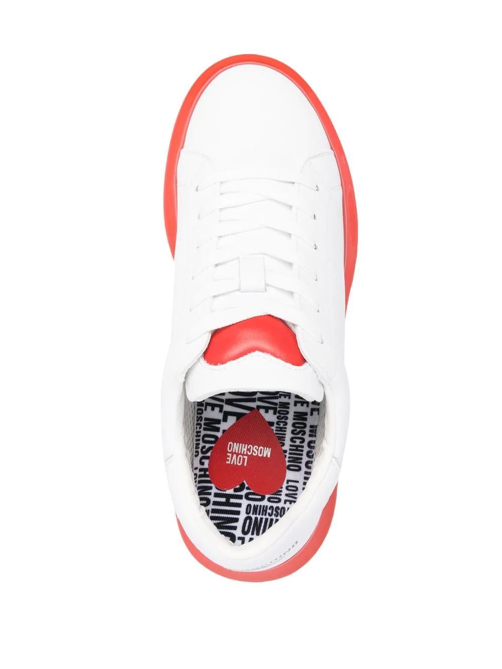 Love Moschino logo-print low-top sneakers - Image 4