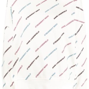 Karl Lagerfeld logo-print cotton jumper