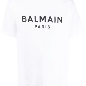 Balmain logo-print organic cotton T-shirt