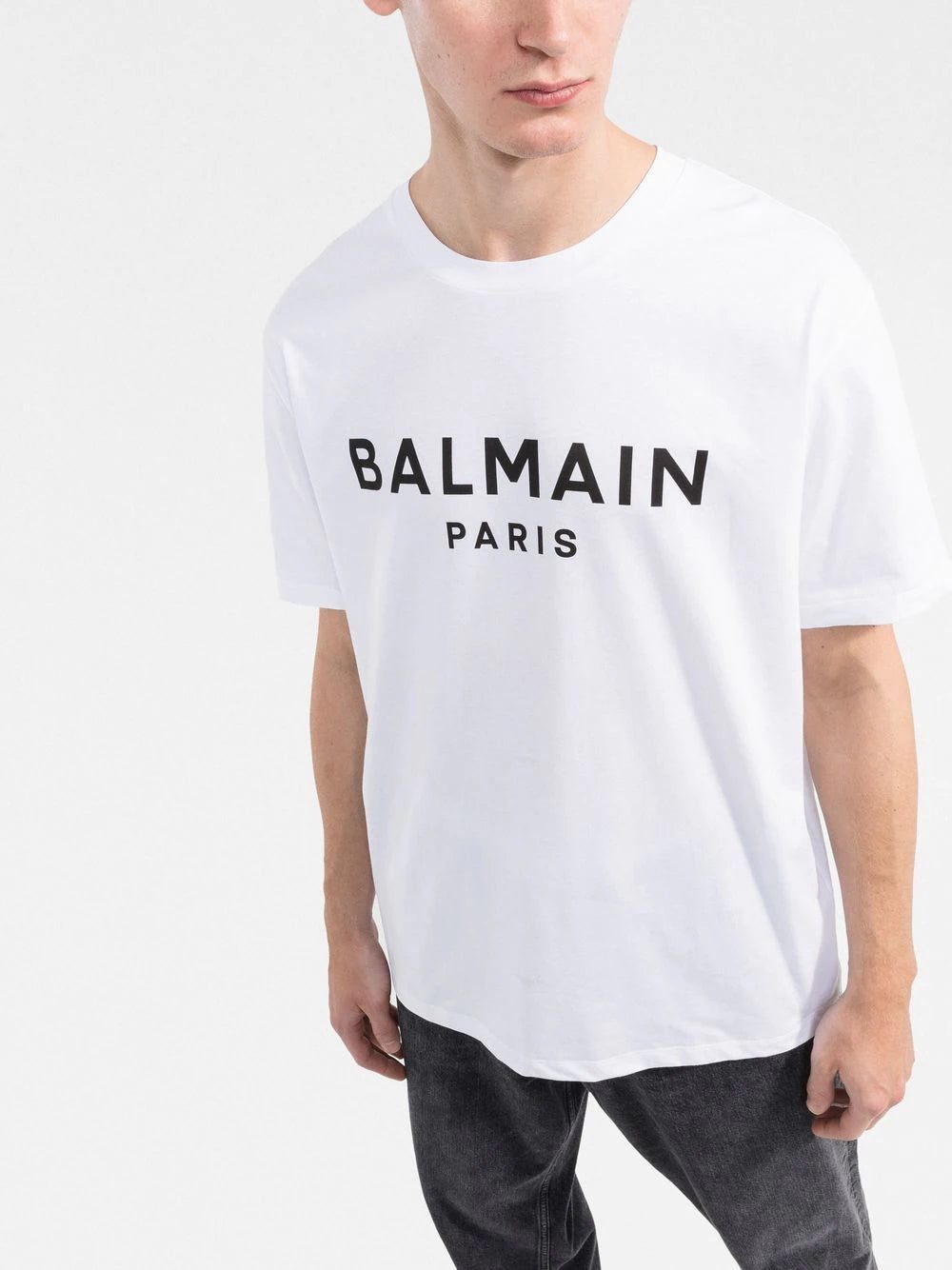 Balmain logo-print organic cotton T-shirt - Image 3