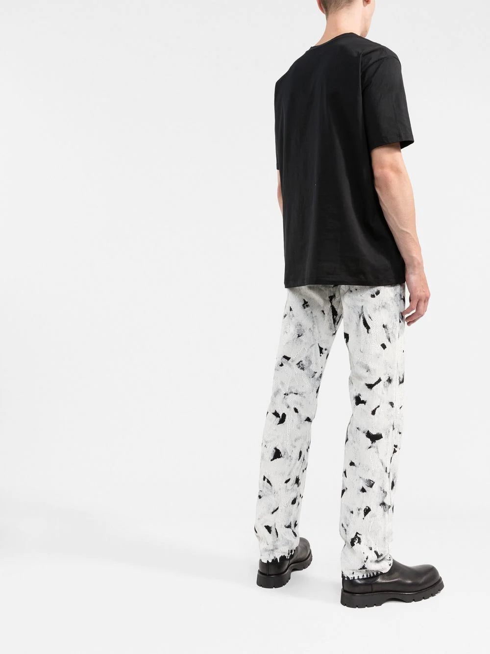 Balmain logo-print crew neck T-shirt - Image 4