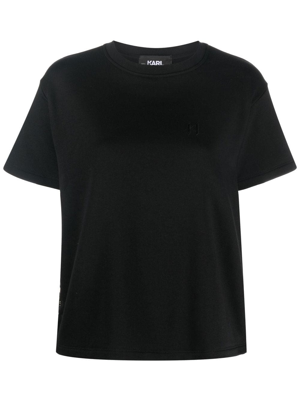 Karl Lagerfeld monogram-print panel sweatshirt