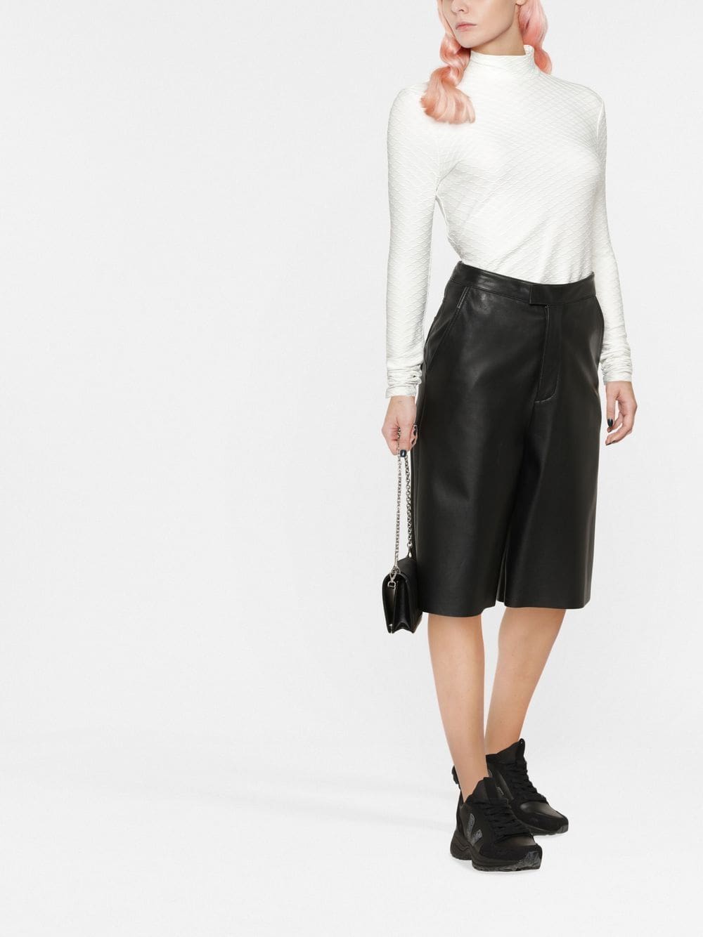 Karl Lagerfeld textured long-sleeve top - Image 2