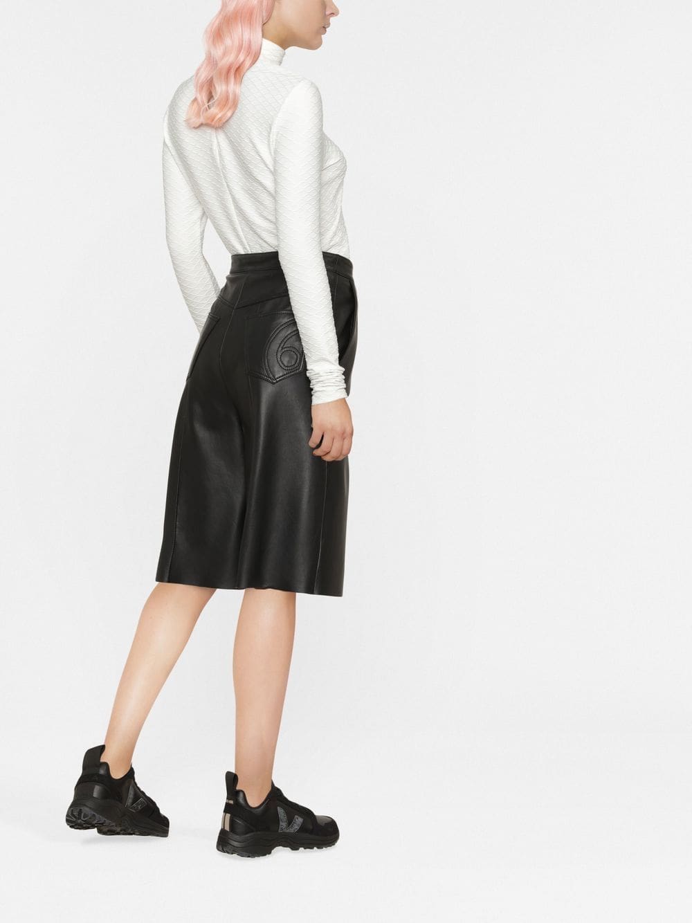 Karl Lagerfeld textured long-sleeve top - Image 3