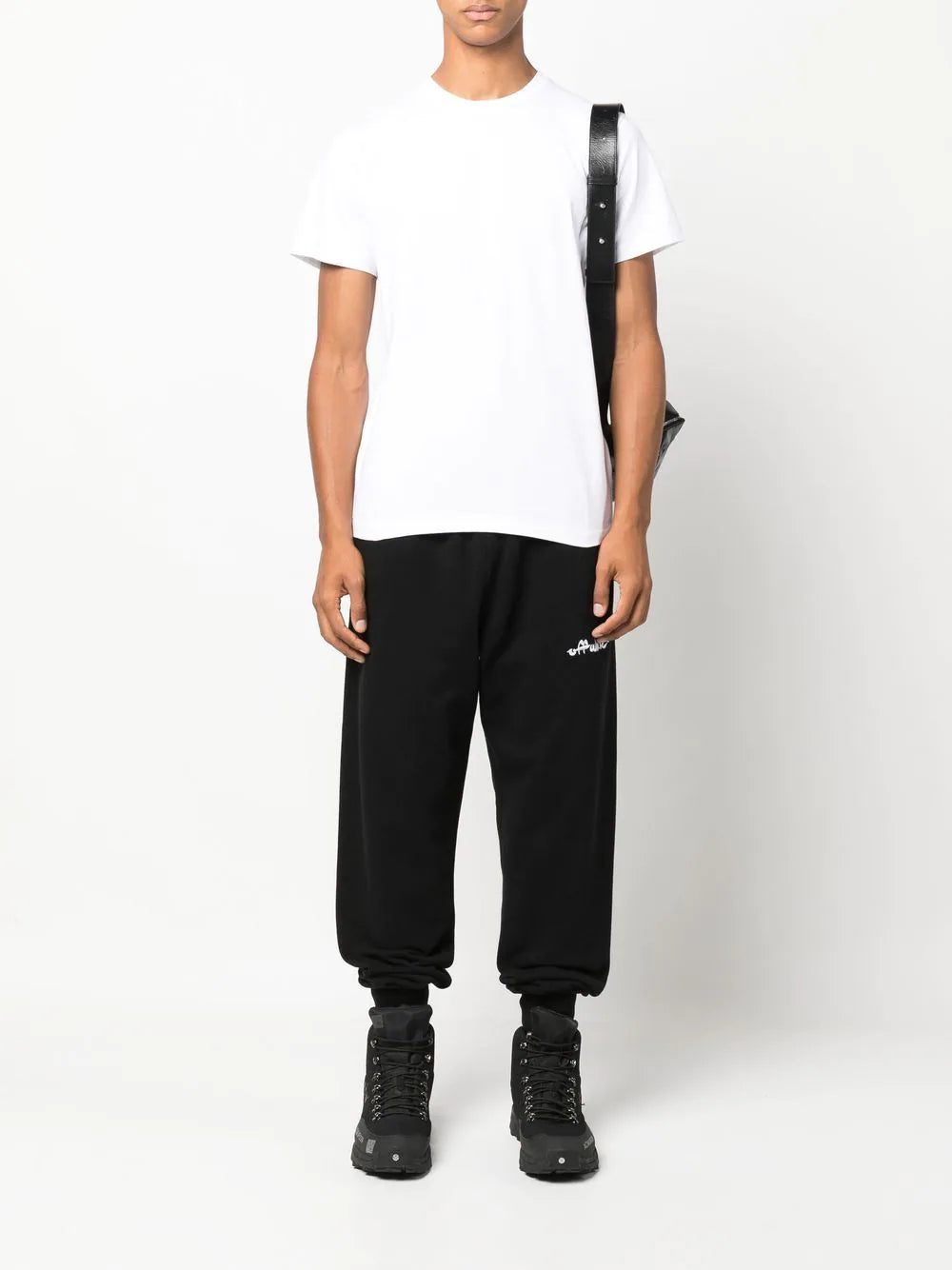 Off-White embroidered logo cotton T-shirt