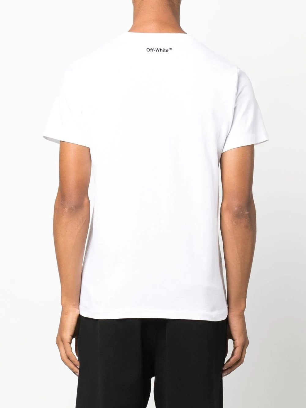 Off-White embroidered logo cotton T-shirt - Image 3