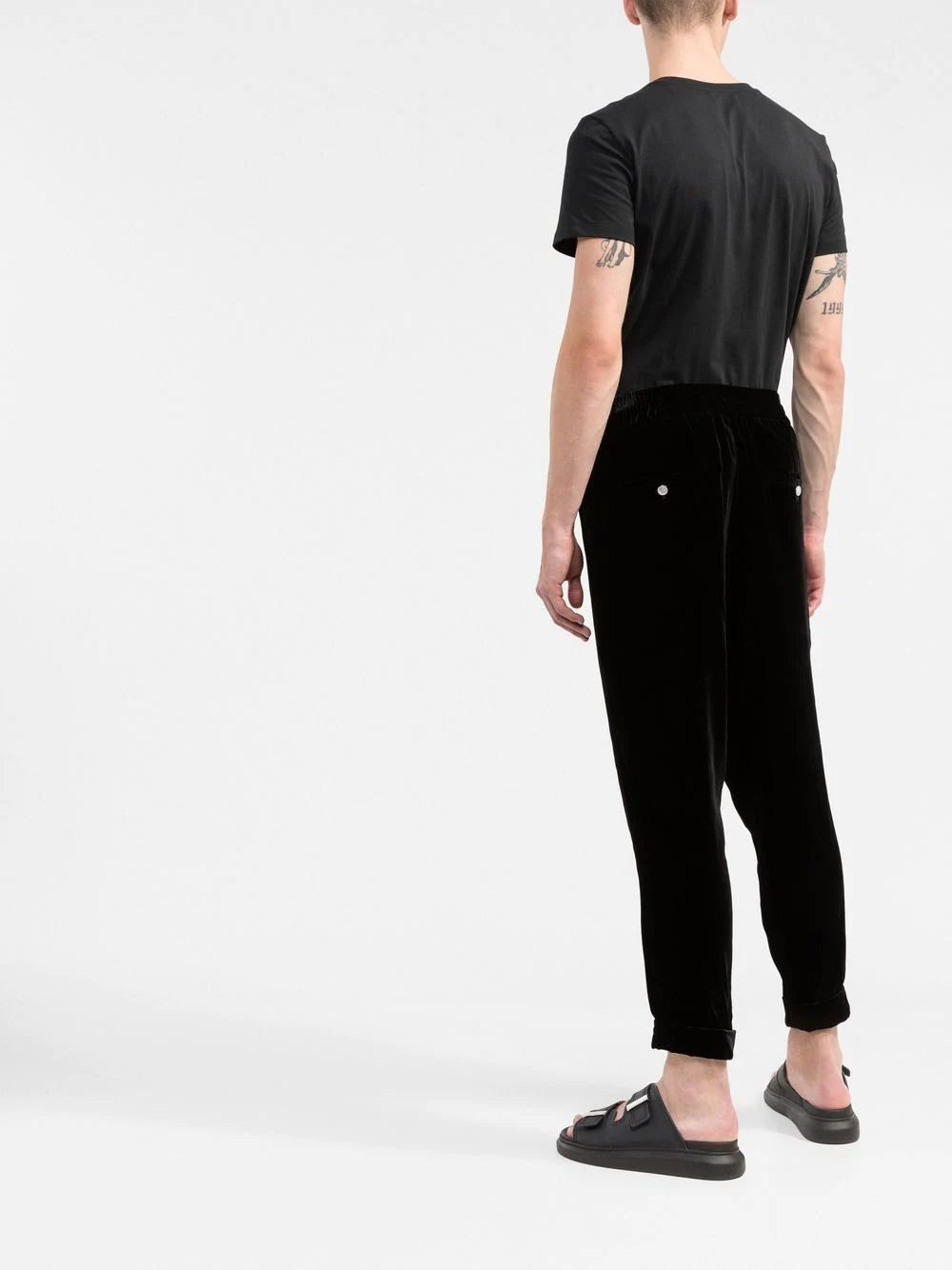 Balmain logo-print round-neck T-shirt - Image 4