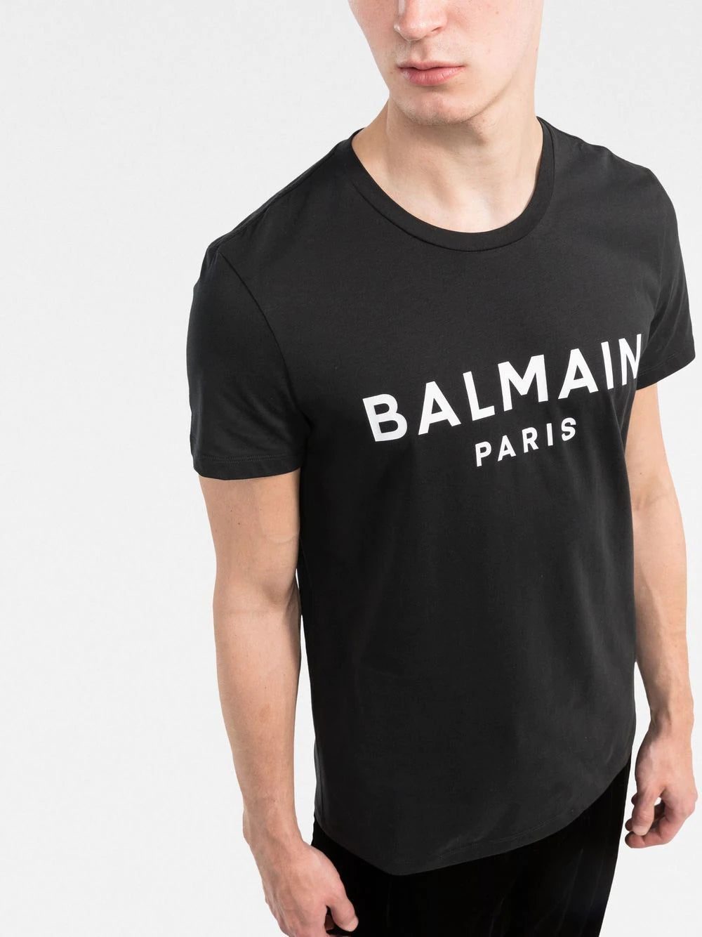 Balmain logo-print round-neck T-shirt - Image 3