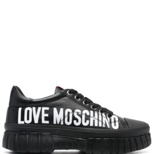 Love Moschino logo-print low-top sneakers