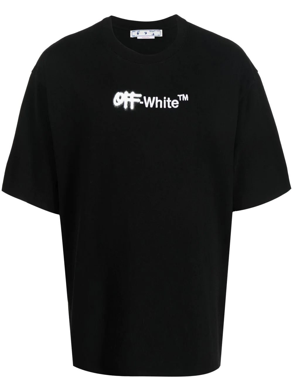 Off-white Spray Helvetica logo print T-shirt