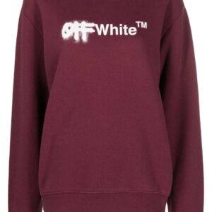 Off-White logo-print crew-neck sweatshirt