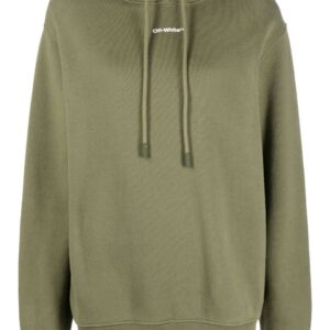 Off-White Arrows abstract-print logo hoodie