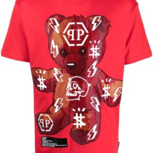 Philipp Plein  teddy-logo print T-shirt
