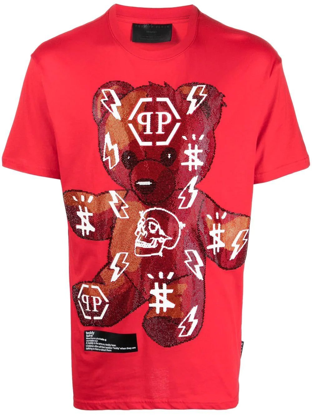 Philipp Plein teddy-logo print T-shirt