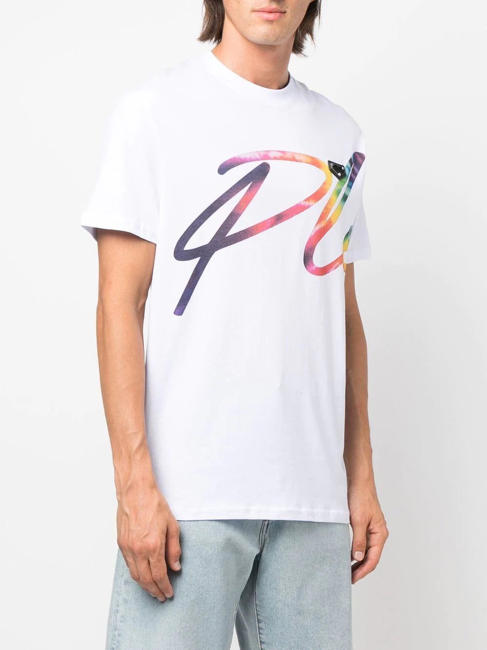 Philipp Plein logo-print detail T-shirt - Image 4