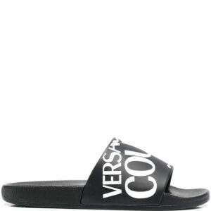Versace Jeans Couture  logo-print pool slides