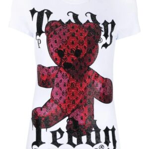 Philipp Plein  monogram teddy-print T-shirt