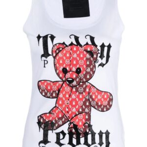 Philipp Plein Teddy Plein sleeveless tank top