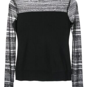 Karl Lagerfeld logo-embroidered mock-neck top