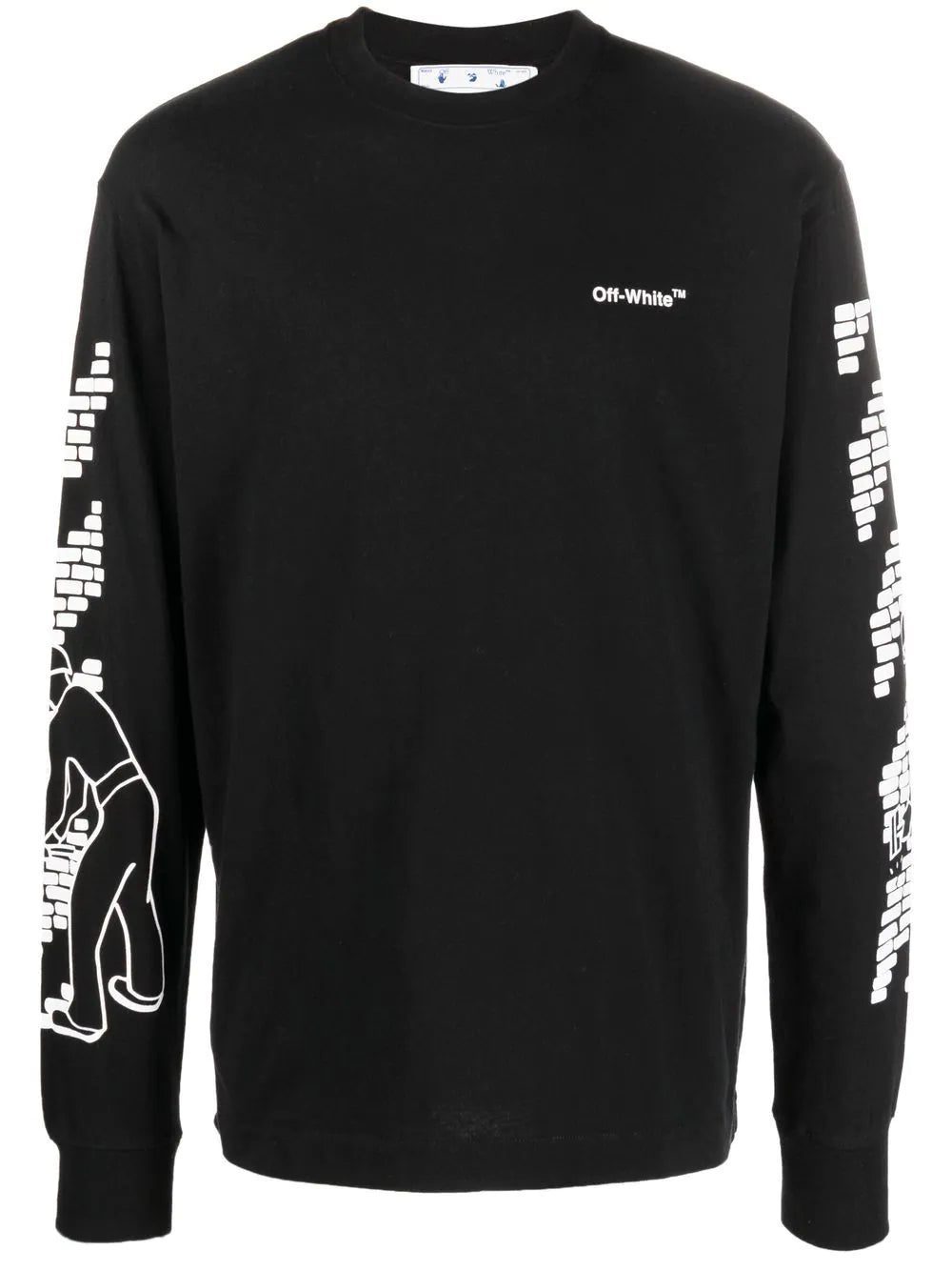 Off-White logo-print long sleeve T-shirt