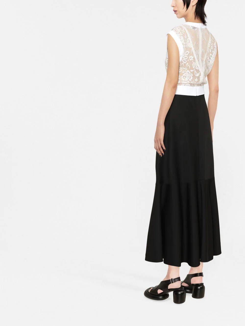 Alexander McQueen sheer-lace sleeveless top - Image 4