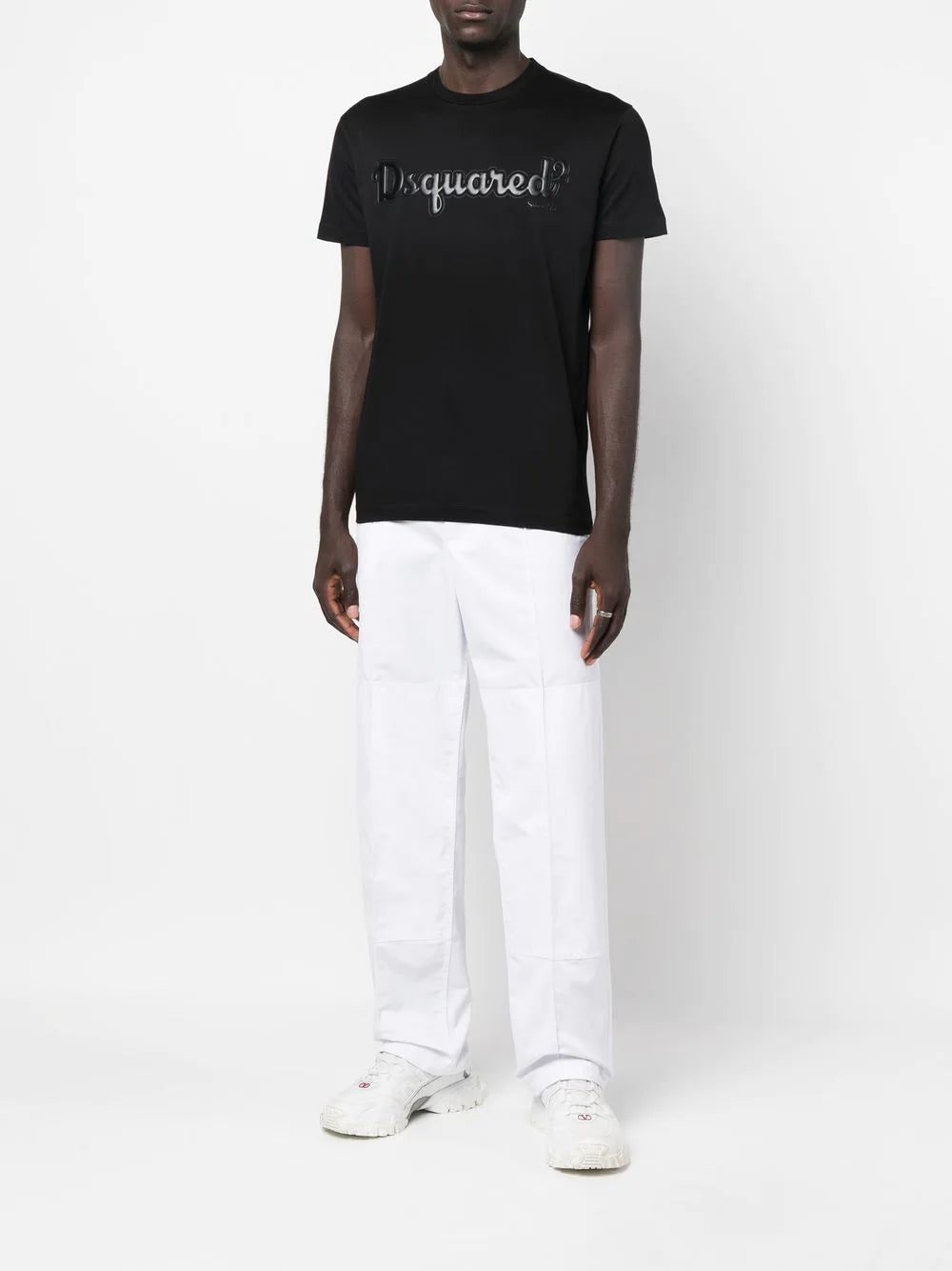 Dsquared2 debossed-logo cotton T-shirt - Image 2