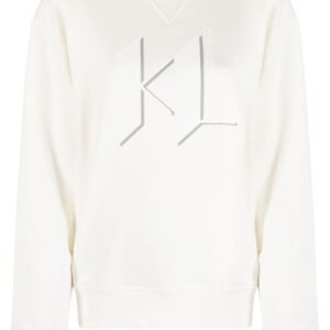 Karl Lagerfeld logo-print crew-neck sweatshirt